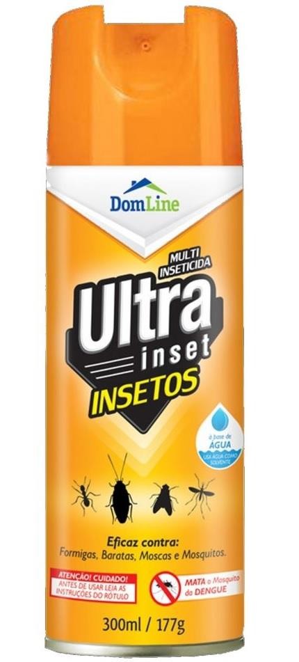 Multi Inseticida Aerosol Ultrainset 300ml Dom Line