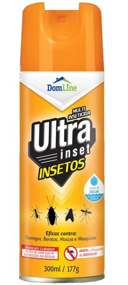 Multi Inseticida Aerosol Ultrainset 300ml Dom Line