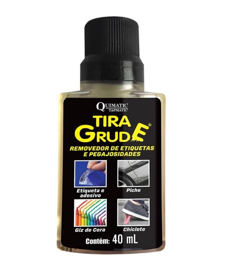 Tira Grude Removedor Etiquetas e Sujeiras Pegajosas 40ml Quimatic