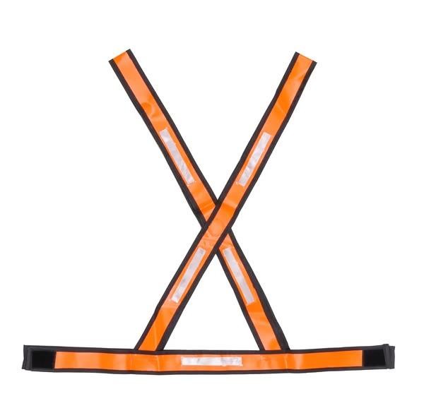 Colete em X Refletivo Para Sinalização Laranja/Branco Delta Plus