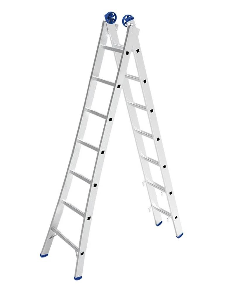 Escada de Alumínio Extensiva Profissional 2 x 7 Degraus 3,65m MOR