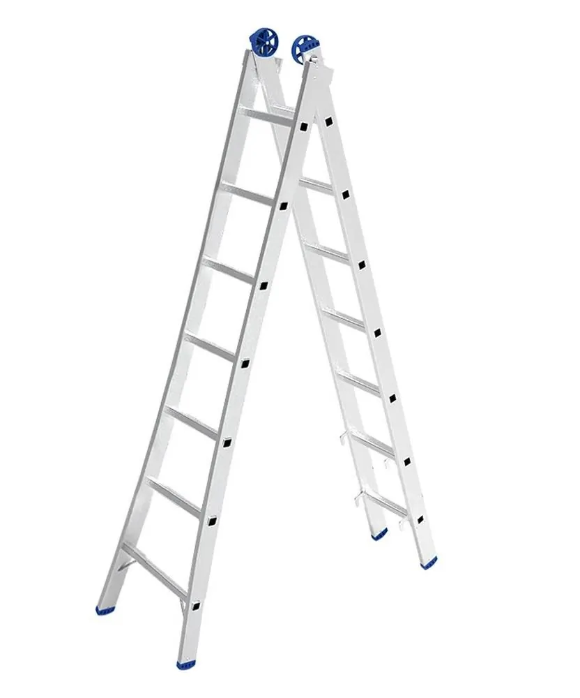 Escada de Alumínio Extensiva Profissional 2 x 7 Degraus 3,65m MOR