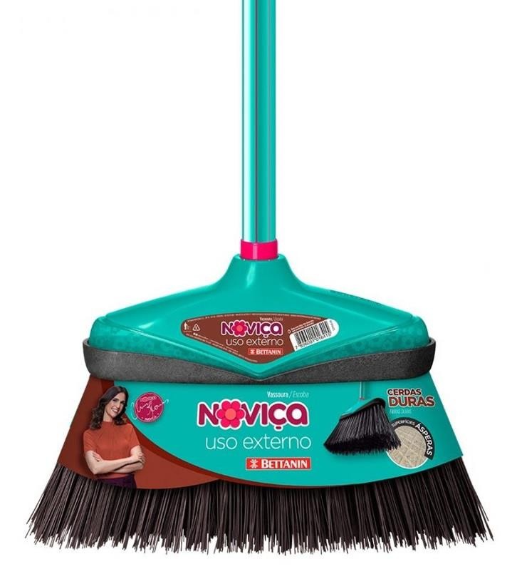 Vassoura Uso Externo c/ Cabo BT164215 Noviça Bettanin