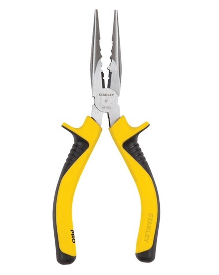 Alicate De Bico Meia Cana Longo c/ Corte Pro 6" Isolado 1000V Stanley
