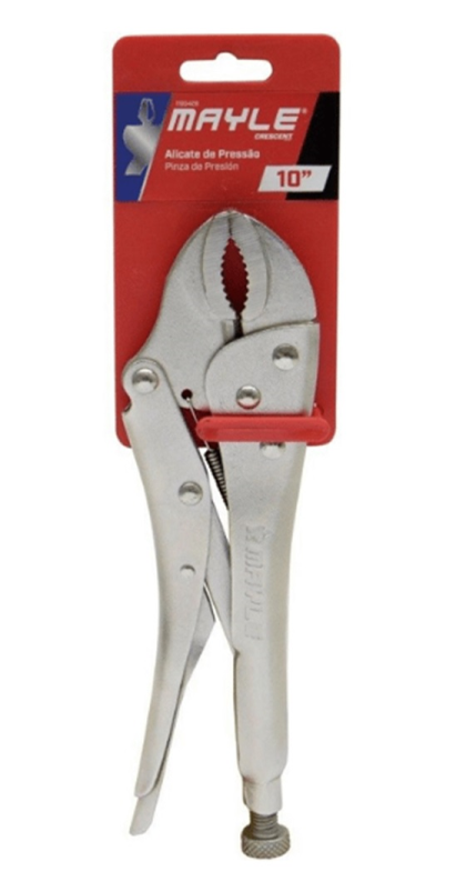 Alicate Pressão Mordente Curvo 10" Mayle