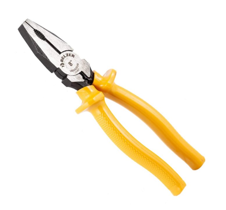 Alicate Universal Profissional Eletricista 8" c/ Cabo Ant. Belzer