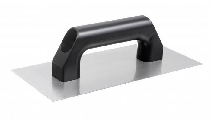 Desempenadeira de Aço Lisa 26cm  x 12cm c/ Cabo de Plástico Cortag