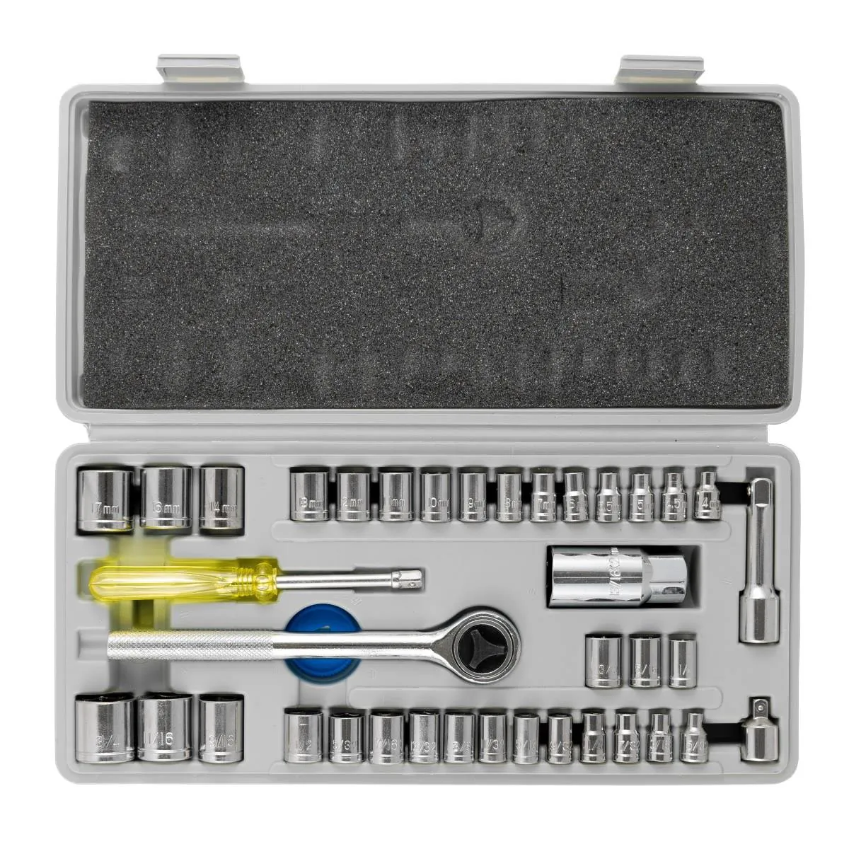 Jogo De Chave Soquete Catraca Com 40 Peças Excellent Eda