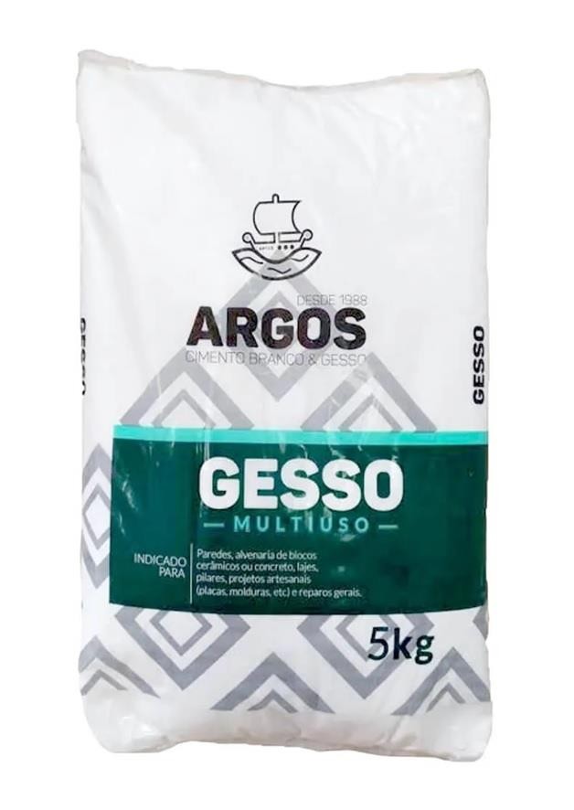 Gesso em Pó Multiuso 5kg Argos