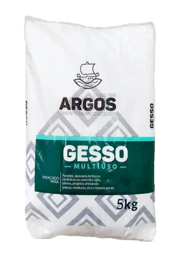 Gesso em Pó Multiuso 5kg Argos