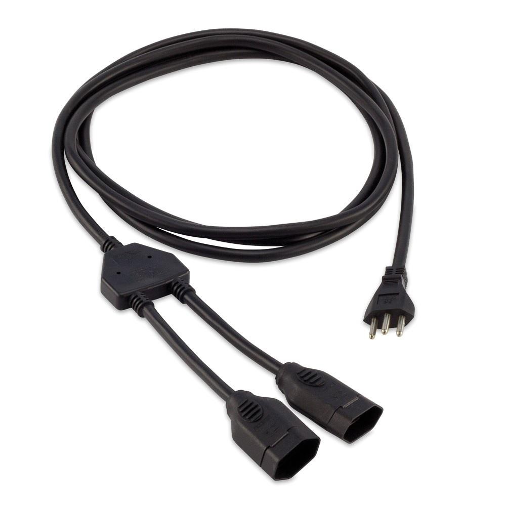 Extensão Elétrica 2 Tomadas 20A Tripolar Bivolt 5m Preto Force Line