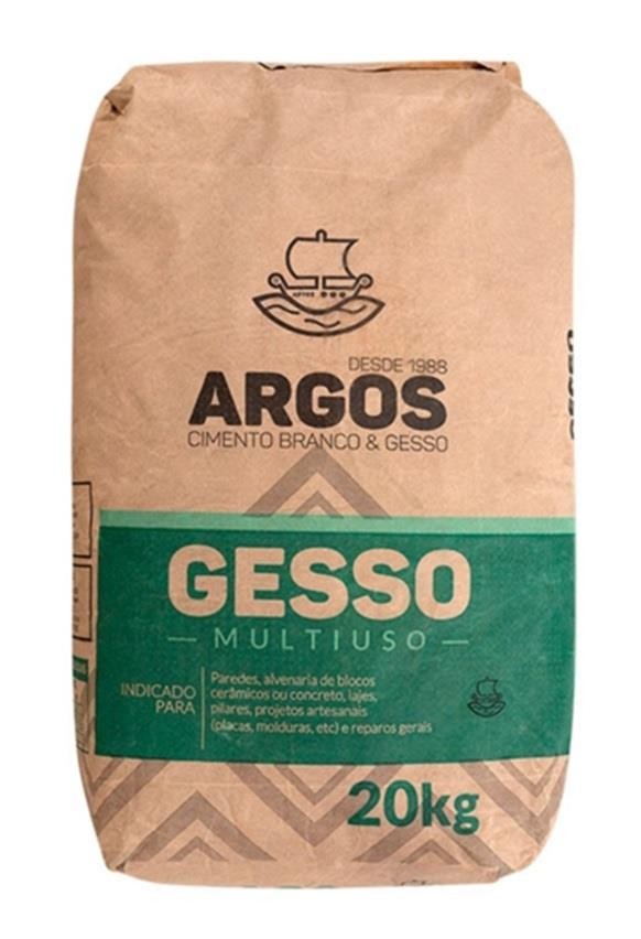 Gesso em Pó Multiuso 20kg Argos