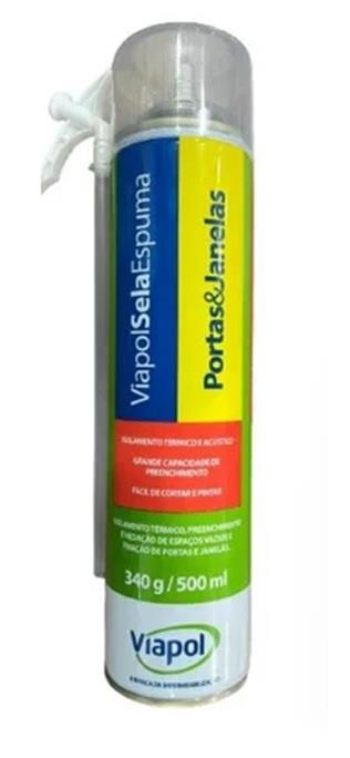 Espuma Expansiva Sela Portas e Janelas 500ml Viapol