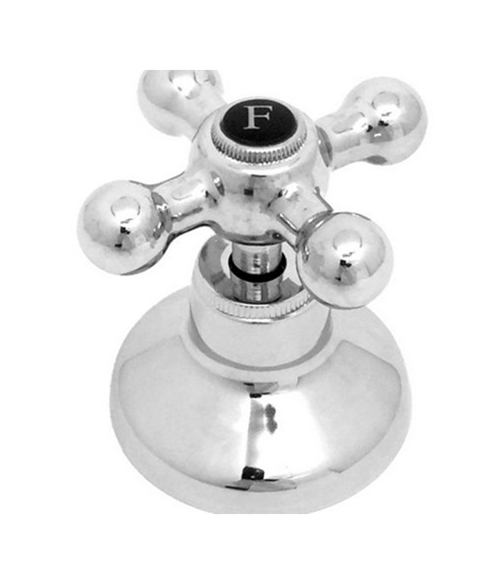 Acabamento P/ Registro Cromado C-52 1/2",3/4" E 1" Hidroprata