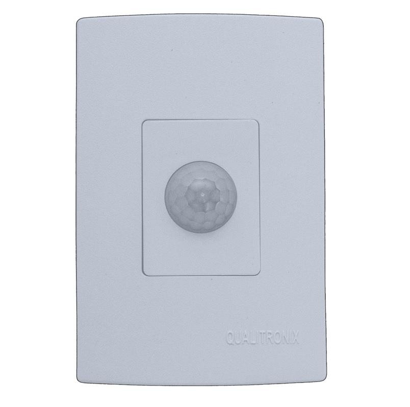 Sensor de Presença Embutir Multifuncional 180o  QI8M Qualitronix