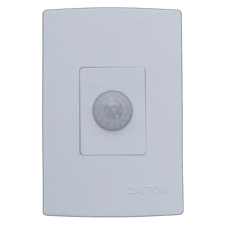 Sensor de Presença Embutir Multifuncional 180o  QI8M Qualitronix
