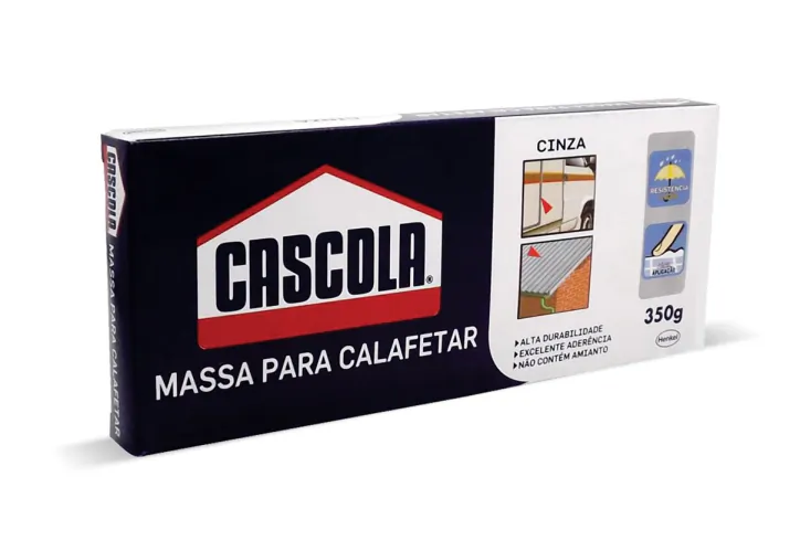 Massa Para Calafetar Cinza 350g Cascola