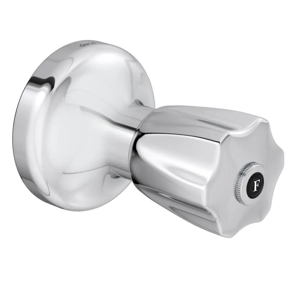 Acabamento P/ Registro Cromado Grande C-50 1.1/2"E 1.1/4" Hidroprata