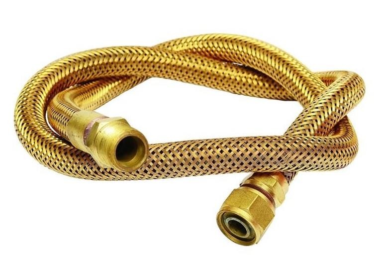 Mangueira Flexível c/ Malha de Cobre p/ Gás 1,2m Haenke / Roco