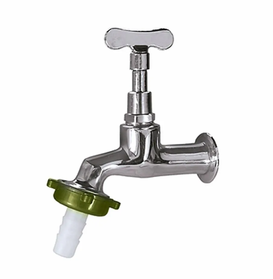 Torneira p/ Jardim e Tanque Curta Cromada 1128 Hidroprata