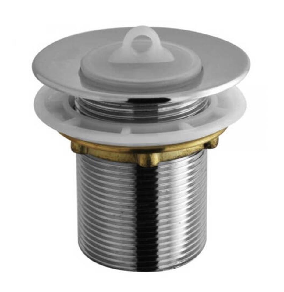 Válvula Tanque Lavanderia 1.1/4" Metal Cromada s/ Ladrão Hidroprata