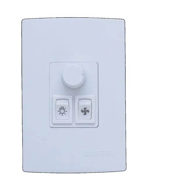 Controle De Ventilador E Lâmpada de Embutir 4x2 Qualitronix