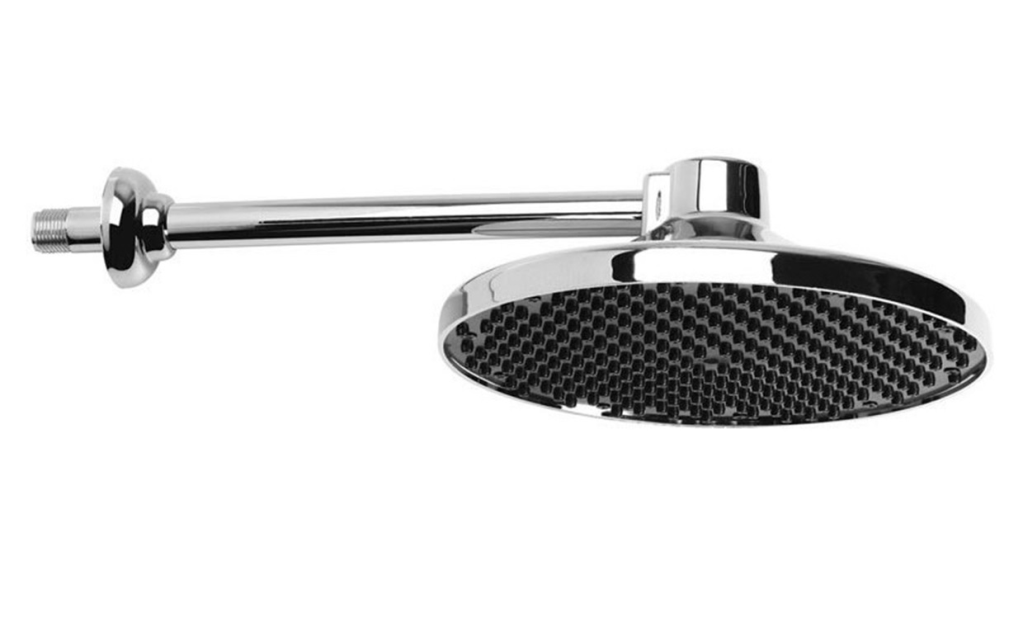 Chuveiro Ducha Fria Plástico Cromado Redondo 9" Luconi
