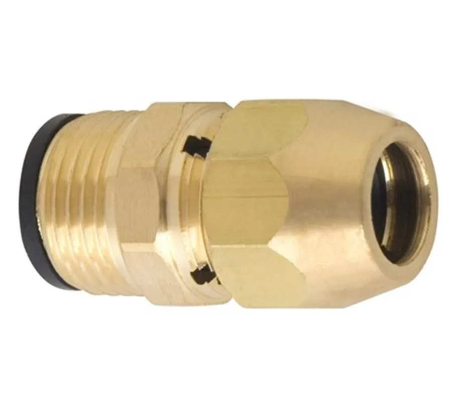 Adaptador Para Instalação De Gás 1/2"X3/8" Macho 180115 Blukit