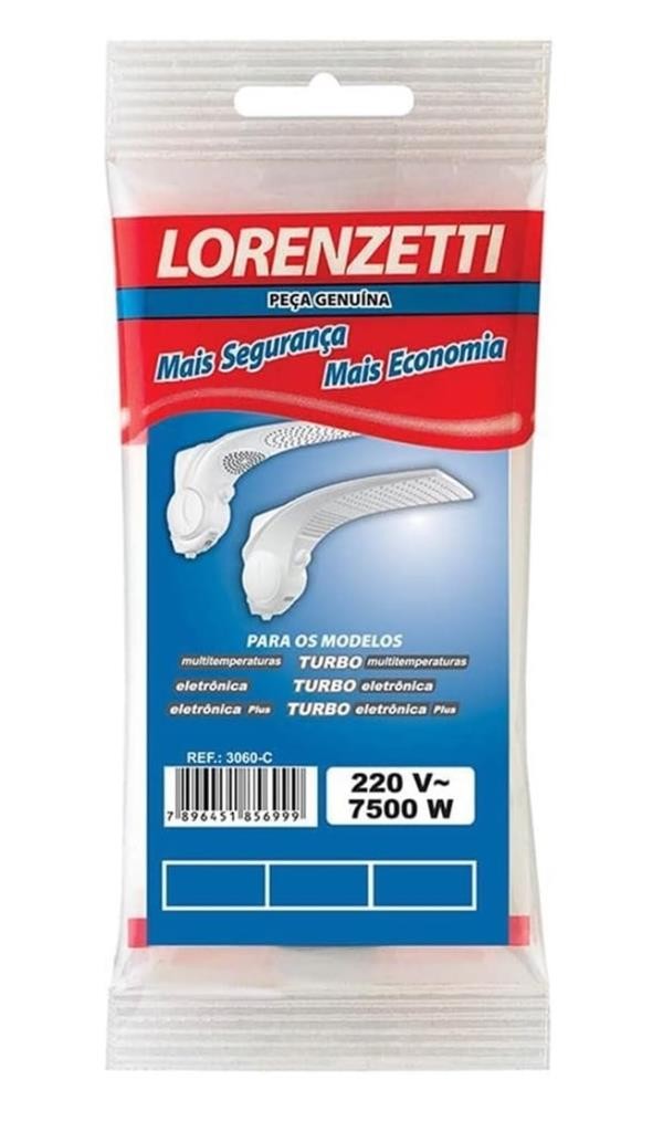 Resistência Chuveiro Duo Shower 220V 7500W 3060C Lorenzetti