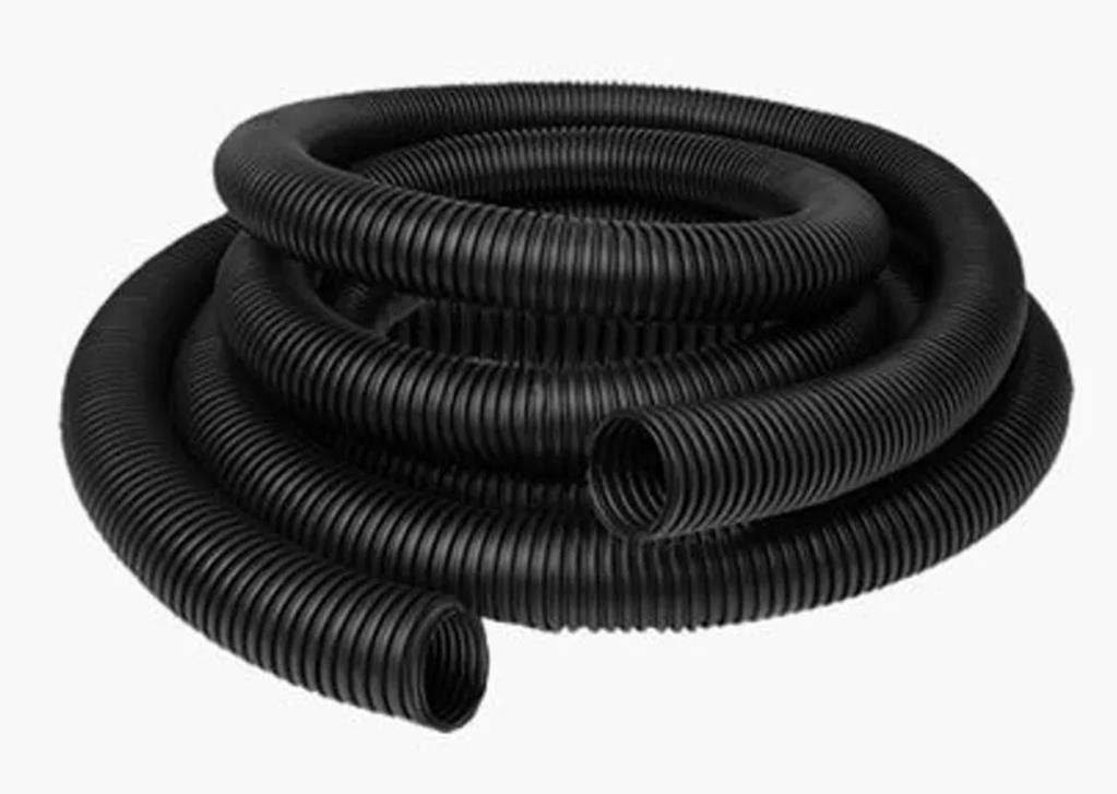 Conduite Flexível Espiralado Emborrachado Preto 1.1/2" Rolo 25m Irrigatec