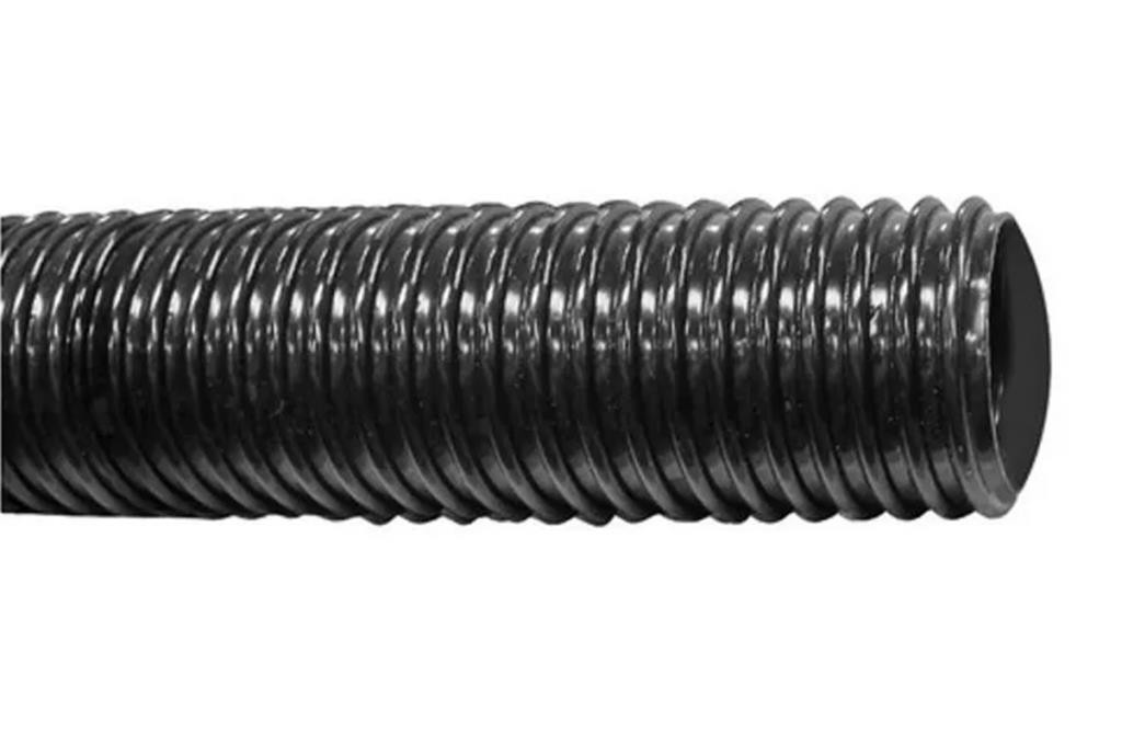 Conduite Flexível Espiralado Emborrachado Preto 2" por Metro Irrigatec