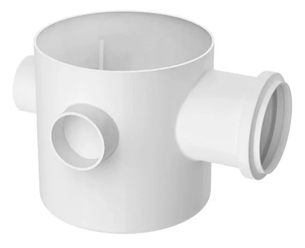 Corpo Caixa Seca 100x100x50/40mm Amanco