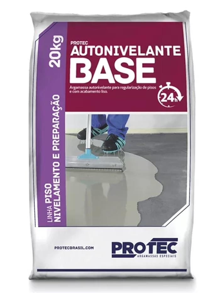 Argamassa Autonivelante Base Nivelamento e Preparação 20kg Protec