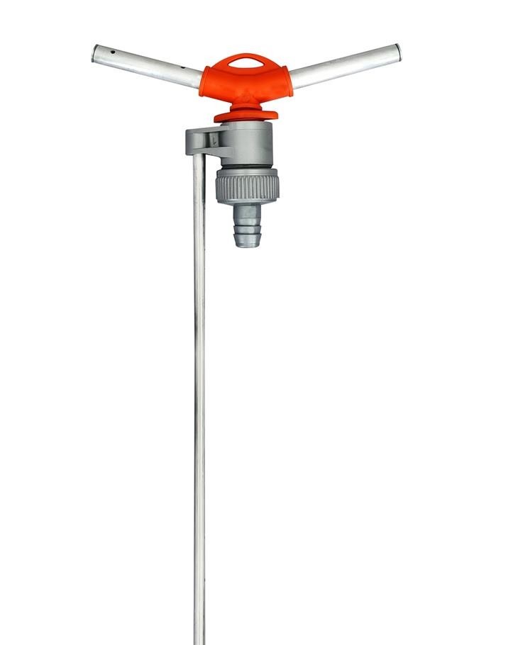 Irrigador Giratório Metal Cromado 06 Jatos c/ Engate Mangueira 1/2" Garden