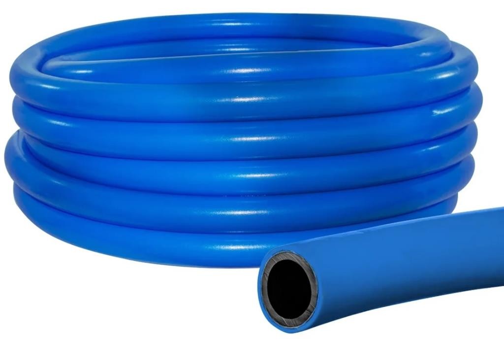 Mangueira Jardim Emborrachada Azul Luxo 1/2" 3mm por Metro Primavera