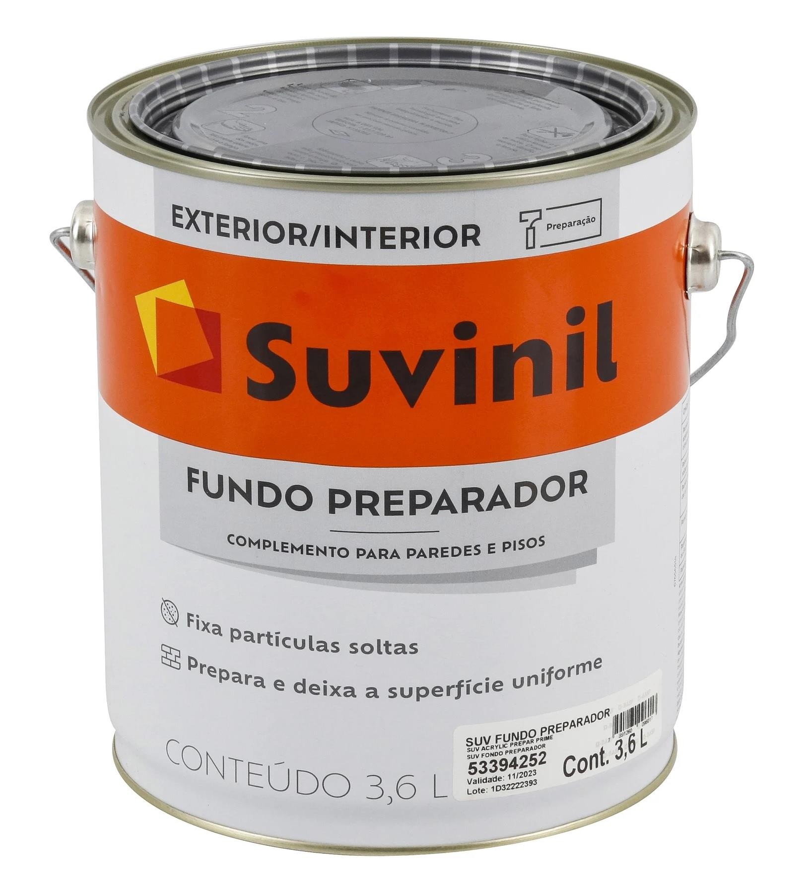 Fundo Preparador para Paredes Internas/Externas 3,6L Suvinil