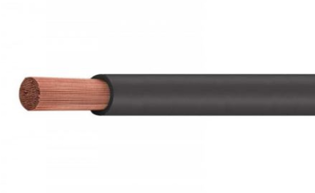 Fio Cabo Flexível Antichamas 16mm2 750V Preto por Metro Megatron