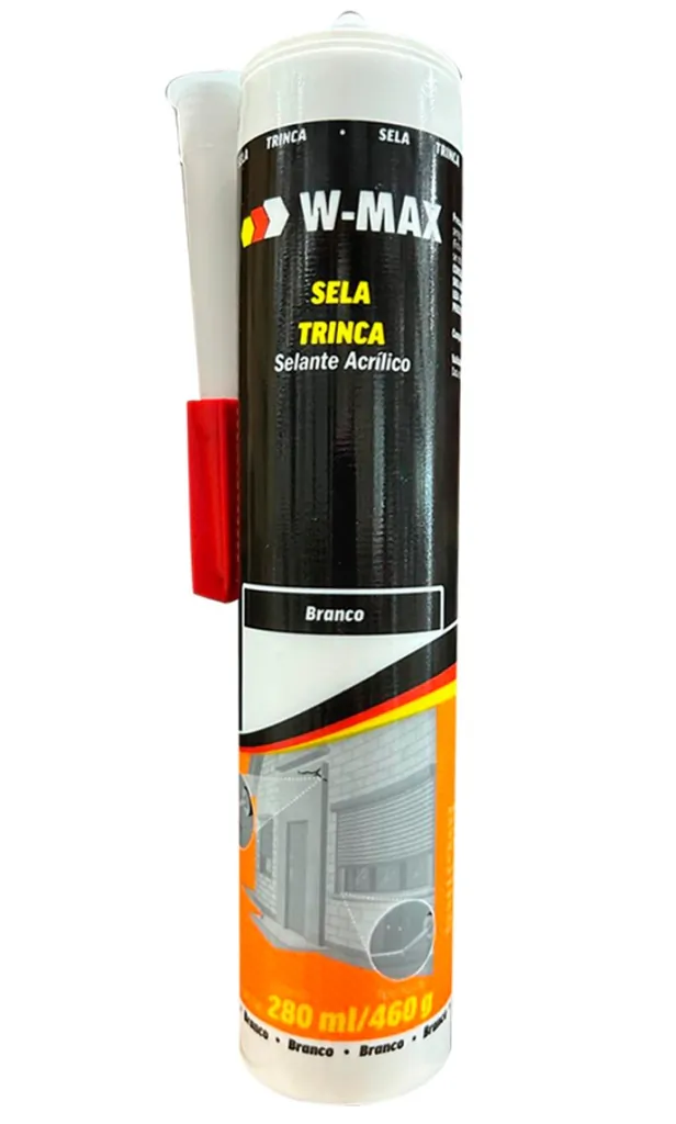 Selante Veda Sela Trinca Acrílico Metal Madeira Calhas Rufo 460g Branco W-Max Wurth