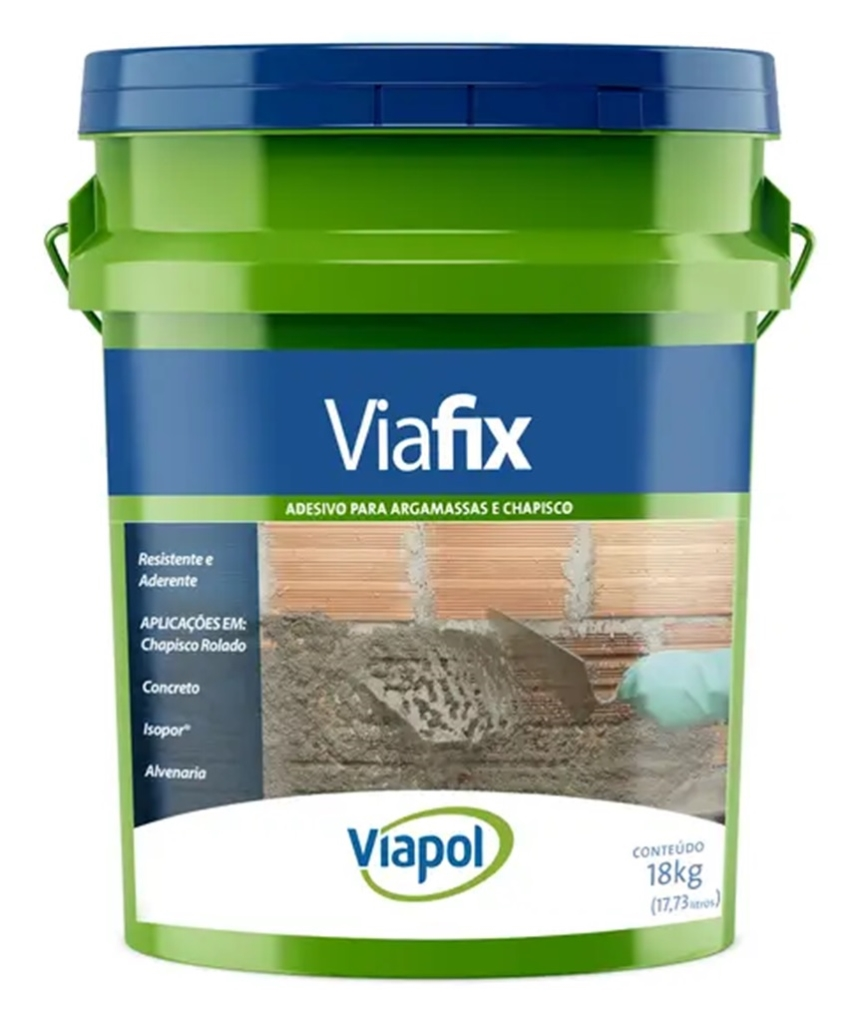 Aditivo Adesivo p/ Argamassa e Chapisco Viafix 18kg Viapol