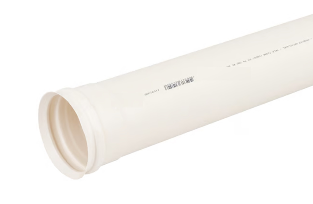 Cano Tubo PVC Série Normal p/ Esgoto DN100 4" x 100mm c/ 1m Amanco