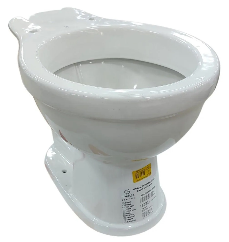 Vaso / Bacia Sanitária Convencional Branco Évora Luzarte