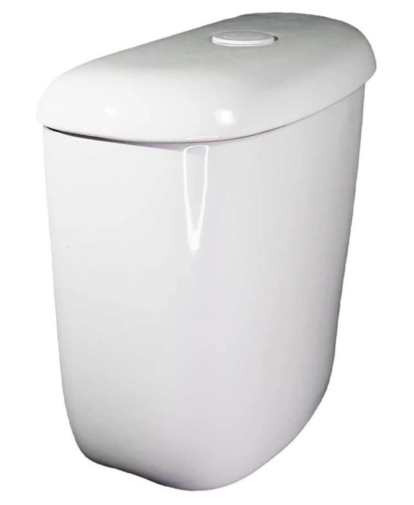 Caixa Acoplada Branca com Acionamento Duo 3 Litros e 6 Litros Porto Luzarte