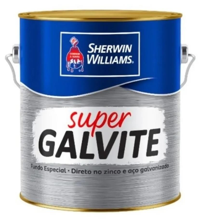 Fundo Preparador Aço Super Galvite 3,6L Branco Sherwin Williams