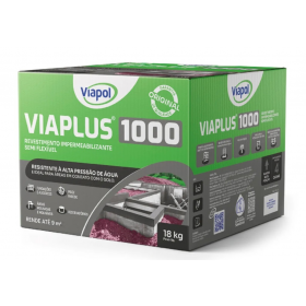 Argamassa Impermeabilizante Semiflexível Viaplus 1000 18Kg Viapol
