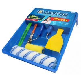 Kit Pintura e Decoração Parede Completo c/ 07 Peças 807 Castor