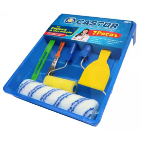Kit Pintura e Decoração Parede Completo c/ 07 Peças 807 Castor