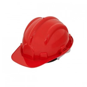 Capacete De Segurança Com Aba Frontal Vermelho Classe A/B Delta