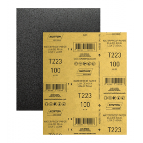 Folha de Lixa DïÁgua T223 Grão 100 Norton