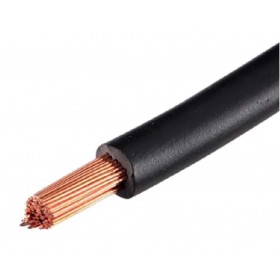 Fio Cabo Flexível Antichamas 10mm2 750V Preto por Metro Megatron