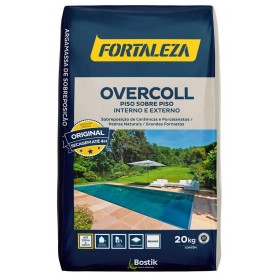 Argamassa Piso sobre Piso 20 em 1 AC2 Branca 20kg Overcoll Fortaleza